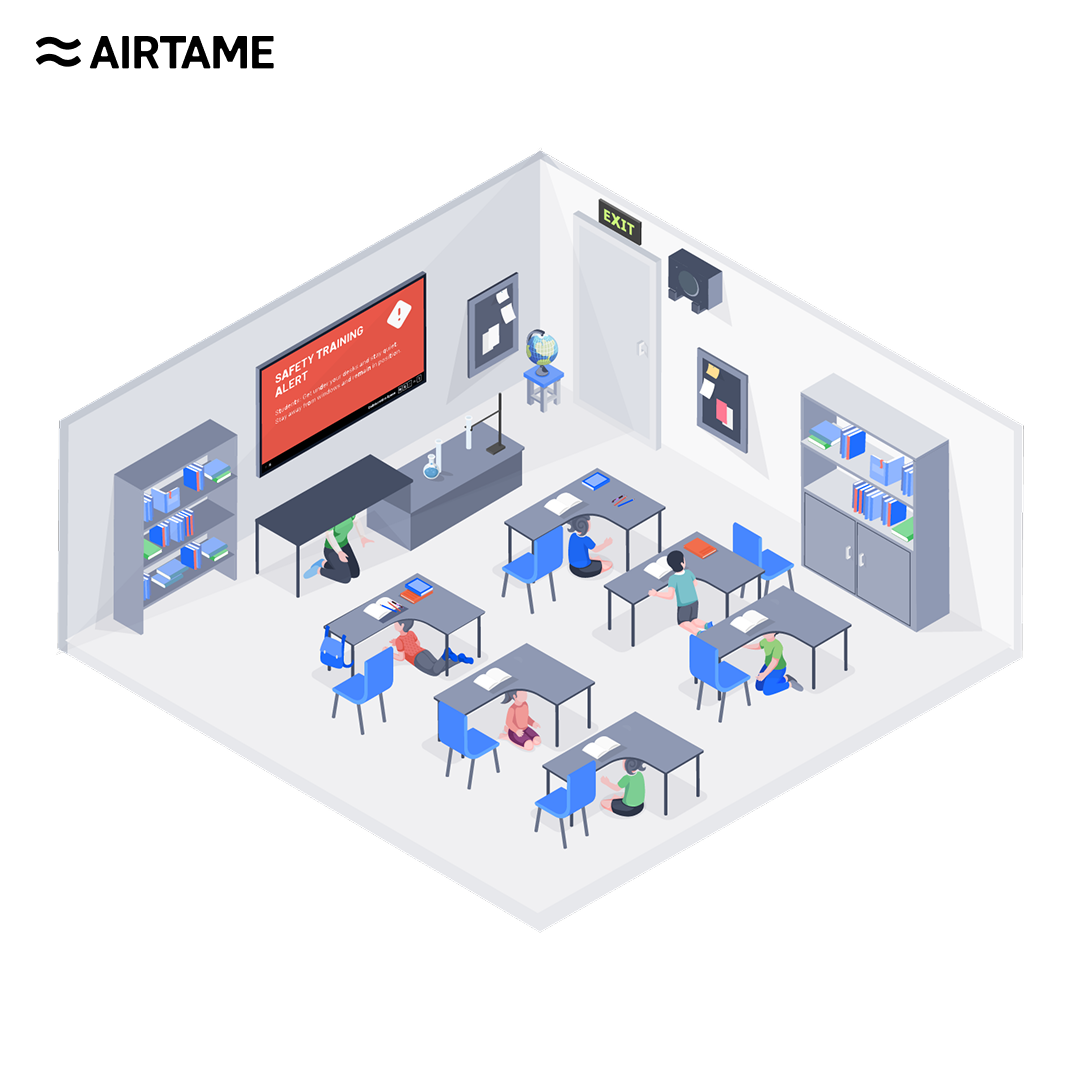 Airtame Emergency Alerts-Drills and safety training-EDU-K12