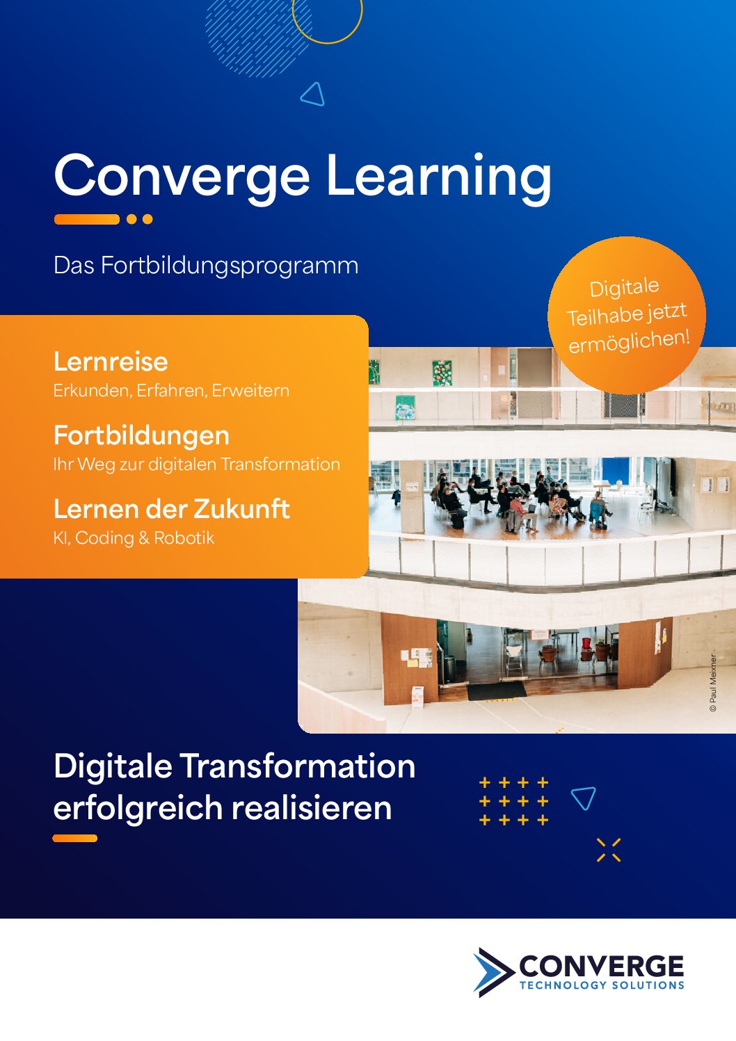 Converge Germany Learning Broschüre Cover