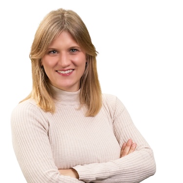 Portrait von Melanie Adam, Teamlead Account Manager Education.