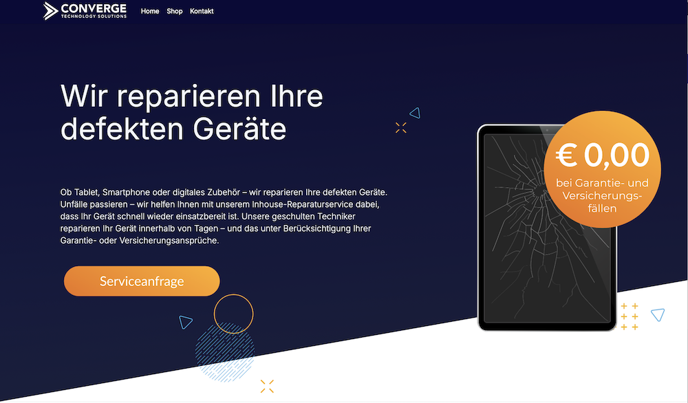 Illustratives Bild: Person sitzt vor einem Laptop. Über dem Laptop sind weiße Symbole auf grünem Hintergrund eingeblendet, die Nachhaltigkeit und Recycling darstellen.
