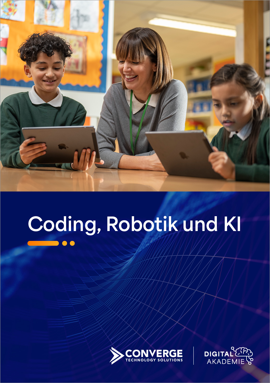 Converge Lego Coding, Robotik und KI-Flyer